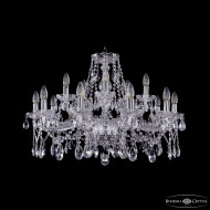 Подвесная люстра Bohemia Ivele Crystal 1413/10+5/300 Ni