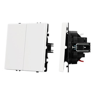 Механизм звонкового выключателя двухклавишный Arlight SWT-NOBE-MKR2-SFPL-WH (230V, 10A) (Белый кварц) 061741 Механизм звонкового выключателя двухклавишный Arlight SWT-NOBE-MKR2-SFPL-WH (230V, 10A) (Белый кварц) 061741