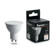 Лампа светодиодная Feron GU10 8W 4000K матовая LB-1608 38093 Лампа светодиодная Feron GU10 8W 4000K матовая LB-1608 38093