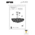 Подвесная люстра iLamp Savage 7004-D800 GD Подвесная люстра iLamp Savage 7004-D800 GD