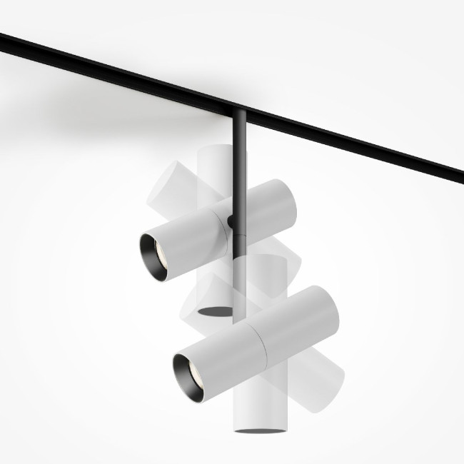 Трековый магнитный светильник Maytoni Elti Duo TR005-4-2X12W-DS-BW Трековый магнитный светильник Maytoni Elti Duo TR005-4-2X12W-DS-BW