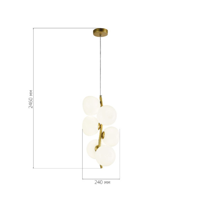 Подвесной светильник ST Luce Sweven SL1519.303.06 Подвесной светильник ST Luce Sweven SL1519.303.06