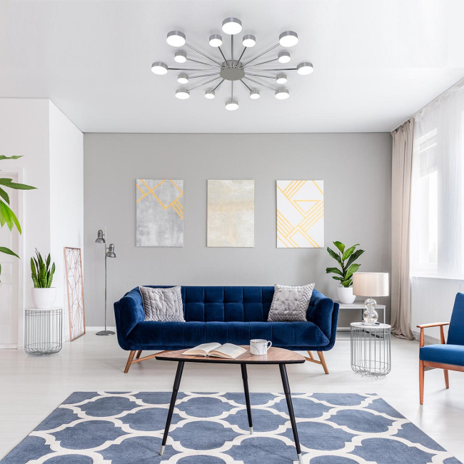 Потолочный светильник Eurosvet Nitrino 90242/16 хром Потолочный светильник Eurosvet Nitrino 90242/16 хром