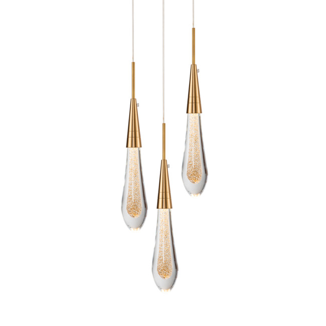 Подвесной светильник DeLight Collection Pour DZ1018P-3 brass