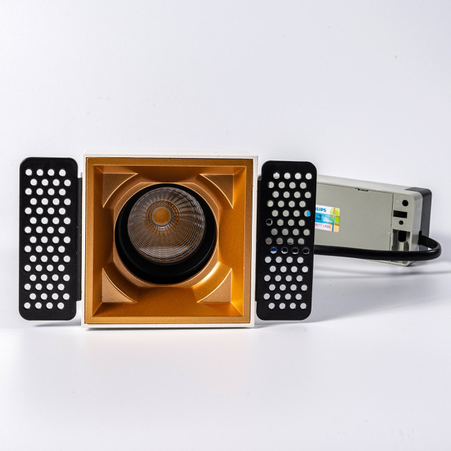 Встраиваемый светильник Fiberli MR1215 (квадратная рамка) 12130105 Встраиваемый светильник Fiberli MR1215 (квадратная рамка) 12130105