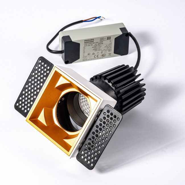 Встраиваемый светильник Fiberli MR1215 (квадратная рамка) 12130105 Встраиваемый светильник Fiberli MR1215 (квадратная рамка) 12130105