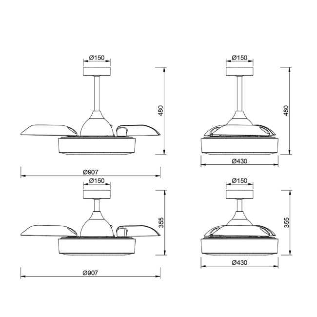 Люстра-вентилятор Mantra Coin 8219