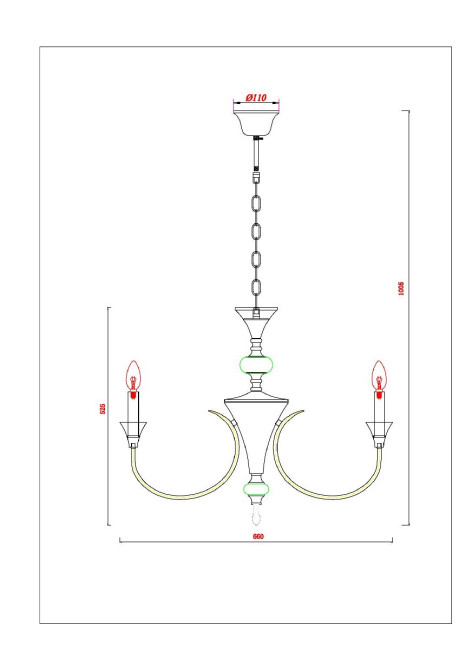 Подвесная люстра Arte Lamp Collinetta A4094LM-6PB Подвесная люстра Arte Lamp Collinetta A4094LM-6PB