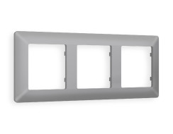 Рамка трехместная Ambrella Volt Line AF110503