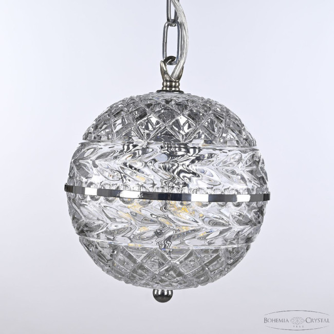 Подвесной светильник Bohemia Ivele Crystal 5479/17 Ni Clear/M-1F Подвесной светильник Bohemia Ivele Crystal 5479/17 Ni Clear/M-1F