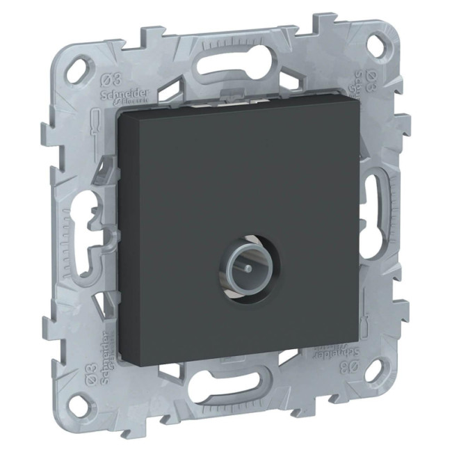 Розетка TV оконечная Schneider Electric Unica New NU546454 Розетка TV оконечная Schneider Electric Unica New NU546454