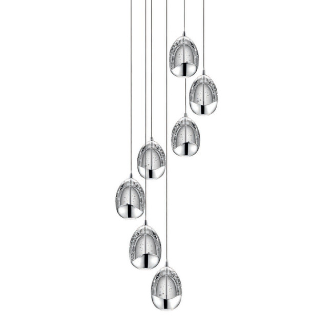 Каскадная люстра DeLight Collection Terrene MD13003023-12A chrome Каскадная люстра DeLight Collection Terrene MD13003023-12A chrome