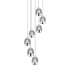 Каскадная люстра DeLight Collection Terrene MD13003023-12A chrome Каскадная люстра DeLight Collection Terrene MD13003023-12A chrome