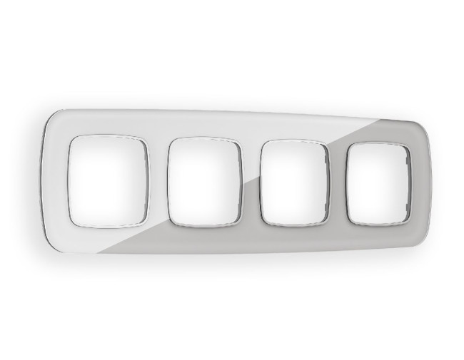 Рамка четырехместная Ambrella Volt Radian OF320404 Рамка четырехместная Ambrella Volt Radian OF320404