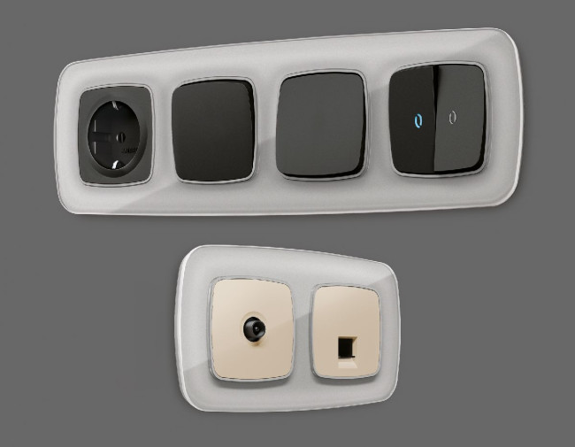 Рамка четырехместная Ambrella Volt Radian OF320404 Рамка четырехместная Ambrella Volt Radian OF320404