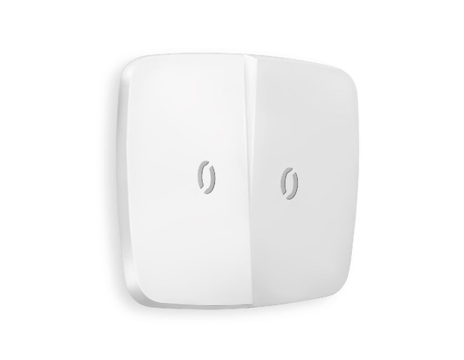 Лицевая панель для выключателя двухклавишного с подсветкой Ambrella Volt Omega OP1240 Лицевая панель для выключателя двухклавишного с подсветкой Ambrella Volt Omega OP1240