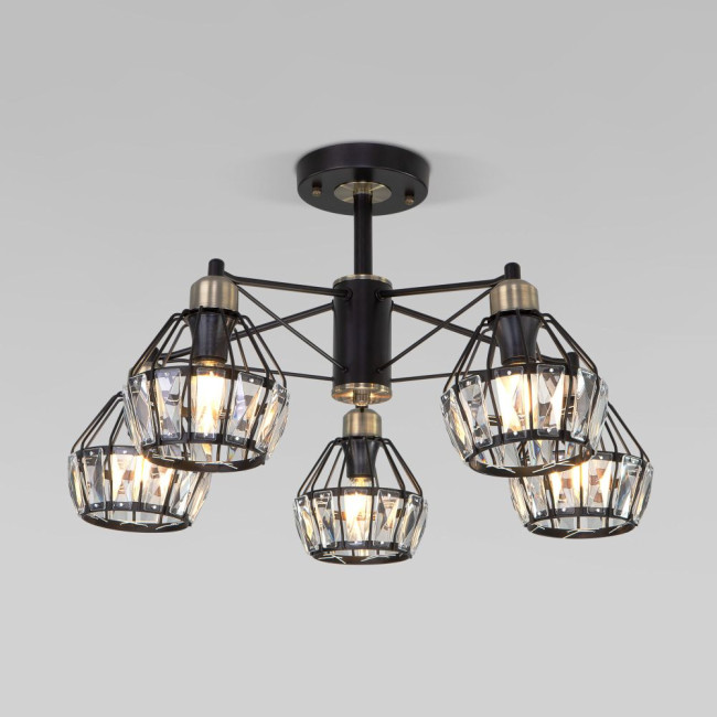 Потолочная люстра Eurosvet Lord 70075/5 черный