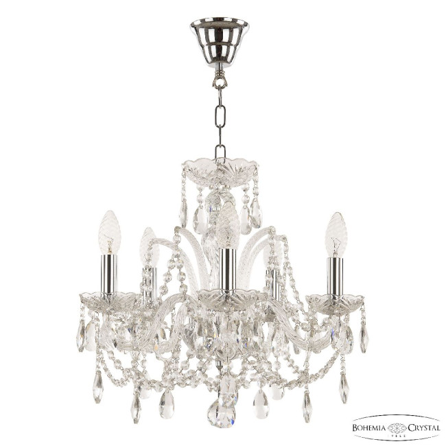 Подвесная люстра Bohemia Ivele Crystal 105/5/141 Ni Подвесная люстра Bohemia Ivele Crystal 105/5/141 Ni