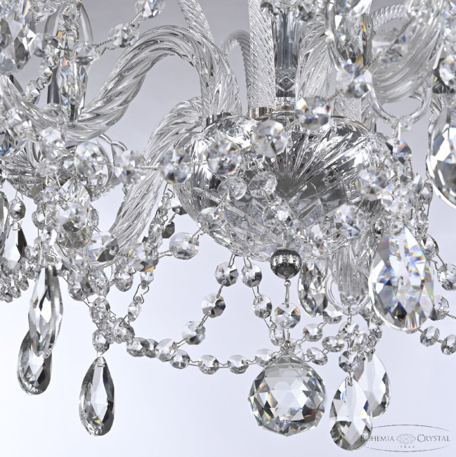 Подвесная люстра Bohemia Ivele Crystal 105/5/141 Ni Подвесная люстра Bohemia Ivele Crystal 105/5/141 Ni