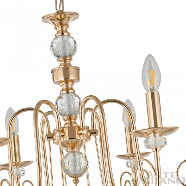 Подвесная люстра Arte Milano 346109/6 FGD Подвесная люстра Arte Milano 346109/6 FGD