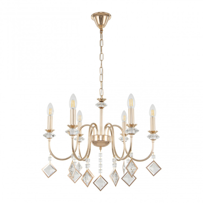 Подвесная люстра Arte Milano 342101/6 FGD Подвесная люстра Arte Milano 342101/6 FGD