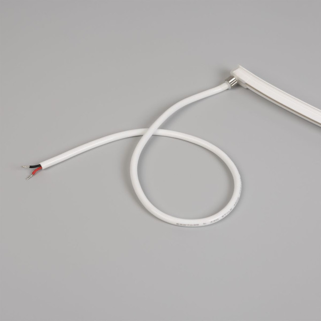 Светодиодная лента герметичная Arlight MOONLIGHT-3D-T-X544-10x10mm 24V Warm3000 (8 W/m, IP67, 5m, wire x1) (Вывод боковой) 055192