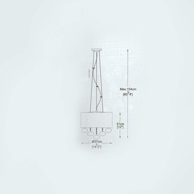 Подвесная люстра Delight Collection Andromeda P0173-05C
