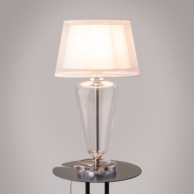 Настольная лампа Maytoni Verre Z005TL-01CH Настольная лампа Maytoni Verre Z005TL-01CH