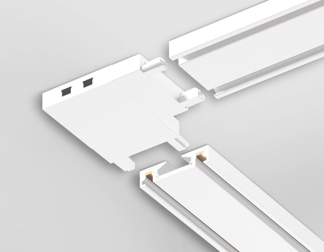 Коннектор угловой для шинопровода Ambrella Light Magnetic Ultra Slim Track System GV1113