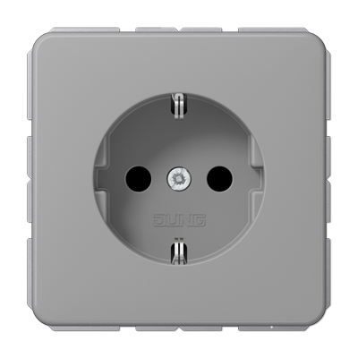Розетка штепсельная Schuko Jung CD1520BFGR Розетка штепсельная Schuko Jung CD1520BFGR