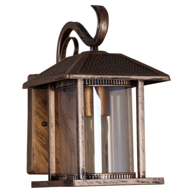 Уличный настенный светильник Reluce 08287-9.2-001U BKG Уличный настенный светильник Reluce 08287-9.2-001U BKG