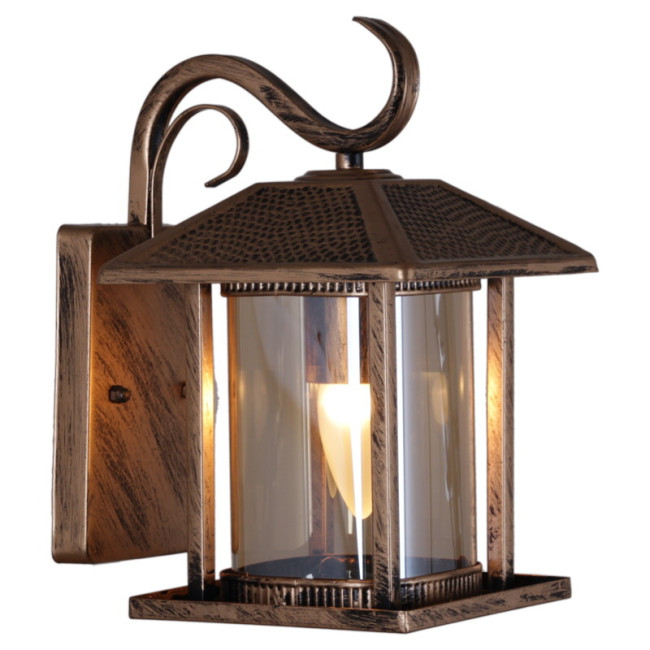 Уличный настенный светильник Reluce 08287-9.2-001U BKG Уличный настенный светильник Reluce 08287-9.2-001U BKG