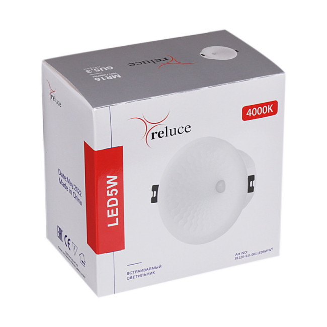 Точечный светильник Reluce 81120-9.0-001 LED5W WT Точечный светильник Reluce 81120-9.0-001 LED5W WT