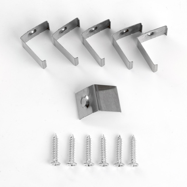 Крепеж для профиля САВ280, САВ281 (комплект 6шт) Feron LD378 48253 Крепеж для профиля САВ280, САВ281 (комплект 6шт) Feron LD378 48253