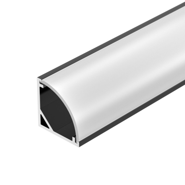 Алюминиевый профиль Arlight SL-KANT-H16-2000 BLACK 037116 Алюминиевый профиль Arlight SL-KANT-H16-2000 BLACK 037116