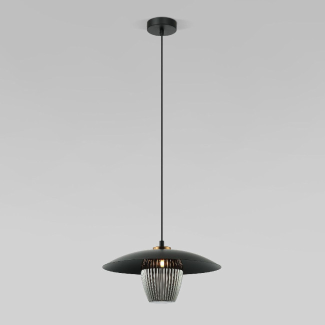 Подвесной светильник Eurosvet Kamari 50259/1 черный/дымчатый a064946