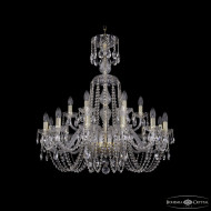 Подвесная люстра Bohemia Ivele Crystal 1402/12+6/300/XL-90 G Подвесная люстра Bohemia Ivele Crystal 1402/12+6/300/XL-90 G