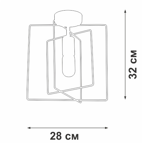 Потолочный светильник Vitaluce V3793-1/1PL Потолочный светильник Vitaluce V3793-1/1PL