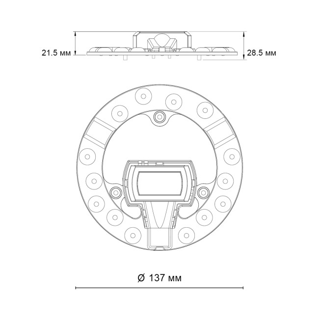 Светодиодный модуль Novotech 230В 12Вт 4000К 357749