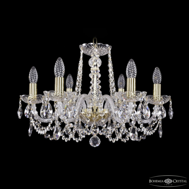 Подвесная люстра Bohemia Ivele Crystal 1402/6/195 G