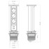 Блок розеток 105W (3 секции и 2 USB) Mebax 00-00001161 Блок розеток 105W (3 секции и 2 USB) Mebax 00-00001161