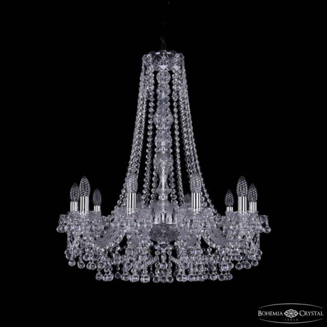 Подвесная люстра Bohemia Ivele Crystal 1409/10/240/h-76 Ni