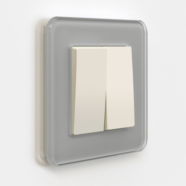 Выключатель двухклавишный проходной Werkel 4690389184697 W1122062