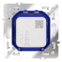 Розетка телевизионная Voltum S70 VLS060401 (белый глянцевый)