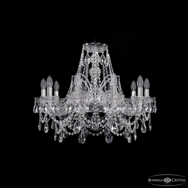 Подвесная люстра Bohemia Ivele Crystal 1411/10/240 Ni