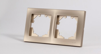 Рамка двухместная ELBI Vega 510-011400-226 Рамка двухместная ELBI Vega 510-011400-226