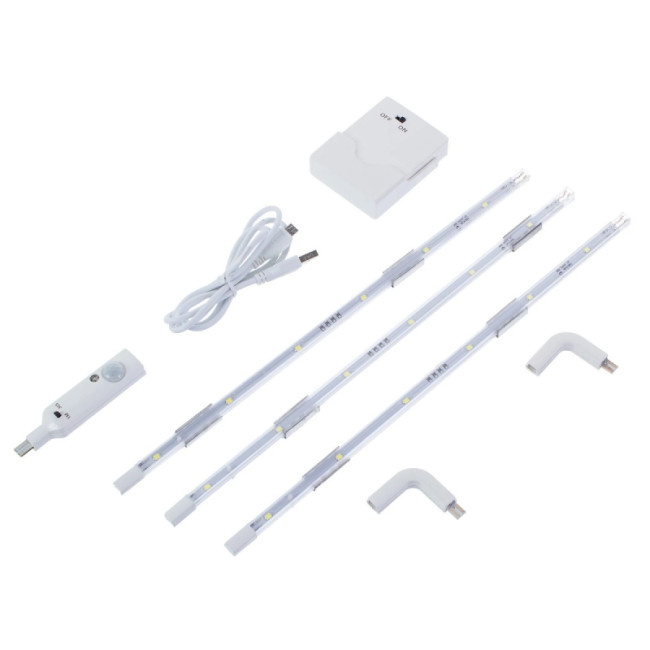 Мебельный светодиодный светильник (UL-00002889) Uniel ULM-F42-3W/4200K Sensor IP20 White Мебельный светодиодный светильник (UL-00002889) Uniel ULM-F42-3W/4200K Sensor IP20 White