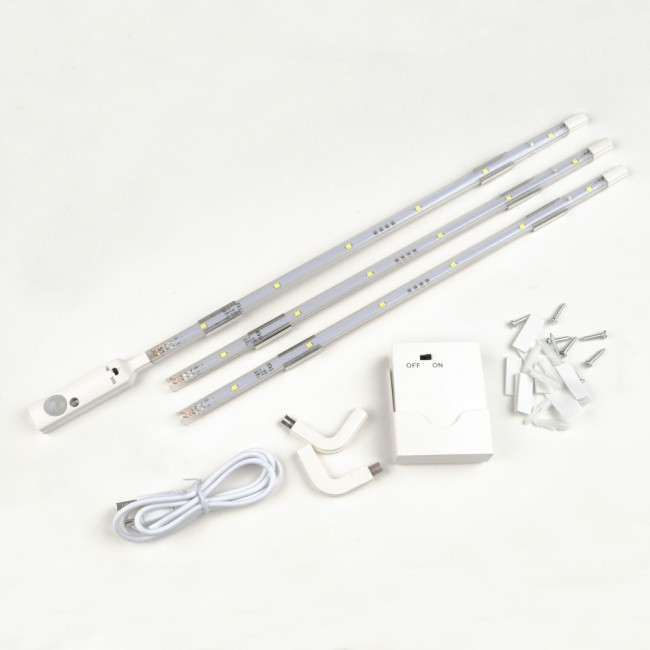 Мебельный светодиодный светильник (UL-00002889) Uniel ULM-F42-3W/4200K Sensor IP20 White Мебельный светодиодный светильник (UL-00002889) Uniel ULM-F42-3W/4200K Sensor IP20 White