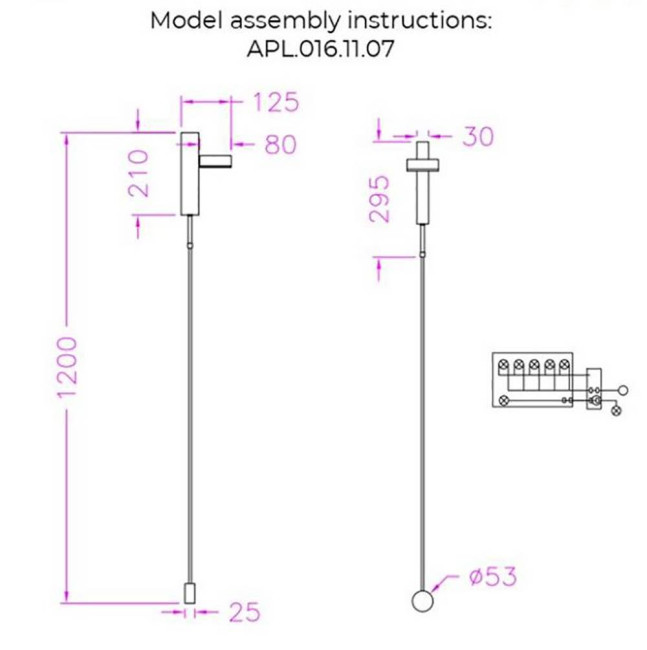Бра Aployt Aga APL.016.11.07 Бра Aployt Aga APL.016.11.07