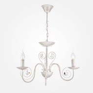 Подвесная люстра Eurosvet 60018/3 белый с золотом Подвесная люстра Eurosvet 60018/3 белый с золотом